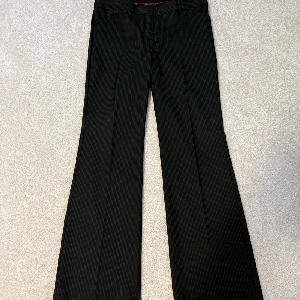 Classic Black Pinstripe Women's Trouser